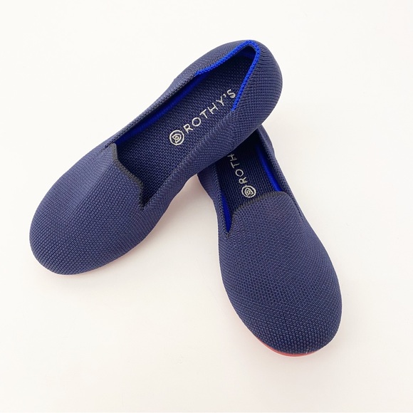 Rothy's Other - Rothy’s || The Kids Loafer Navy & Red Size 1